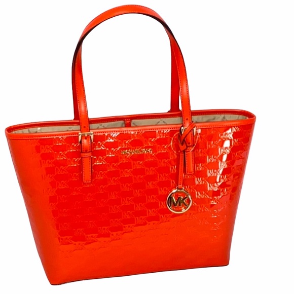 MICHAEL Michael Kors Handbags - Michael Kors Jet Set Travel Med Carryall Mandarin